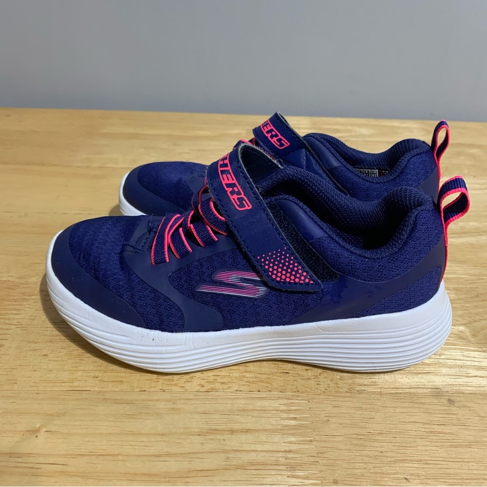 Skechers Kids Navy Pink Athletic Sneakers
